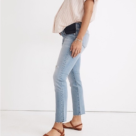 Madewell Maternity Side-Panel Perfect Vintage Jeans - Picture 3 of 9